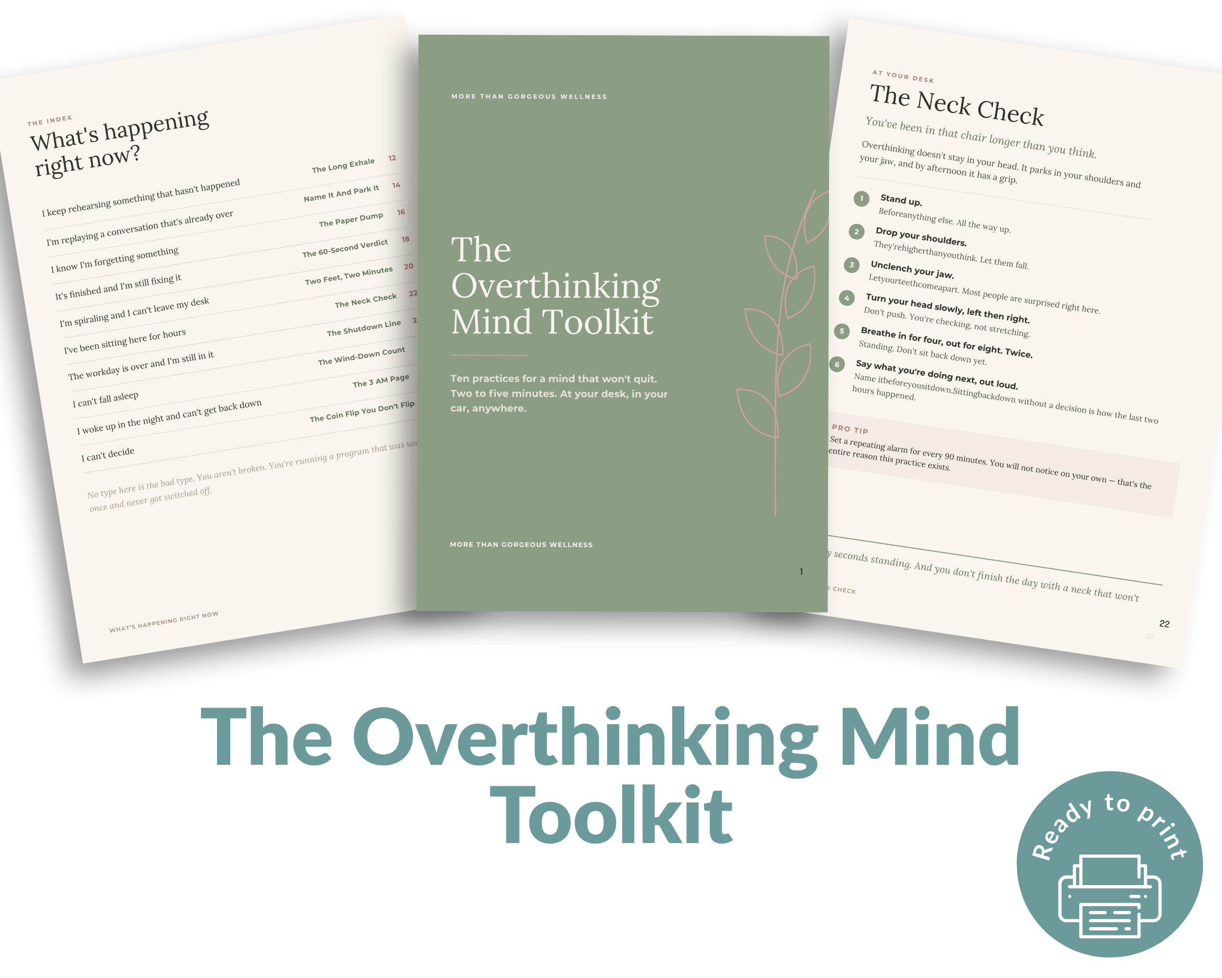 MTG The Overthinking Mind Toolkit